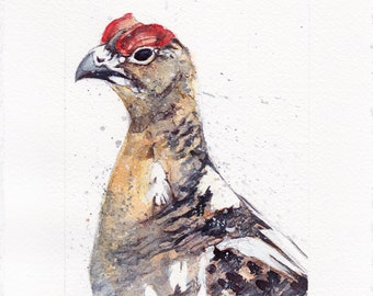 Ptarmigan - Original Watercolor