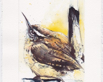 Wren - ORIGINAL WATERCOLOR