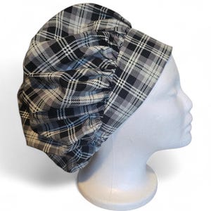 Cuffia da chirurgo scozzese da donna - Cappello medico regolabile in misto cotone