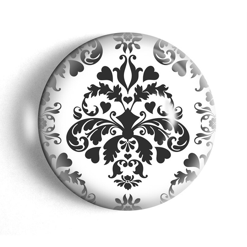 Damask Love 2 Inch Circles INSTANT DOWNLOAD Two Inch Etsy