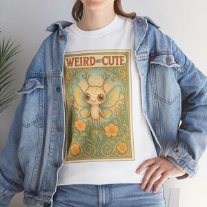 Camiseta de dibujos animados, linda camiseta gráfica, top casual unisex, regalo para amigos, ropa original, perfecta para cumpleaños.