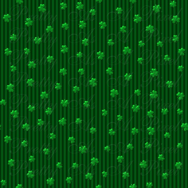 Digital Printable Scrapbook Paper Pack Shamrocks 12 X 12 Set of 12 ...