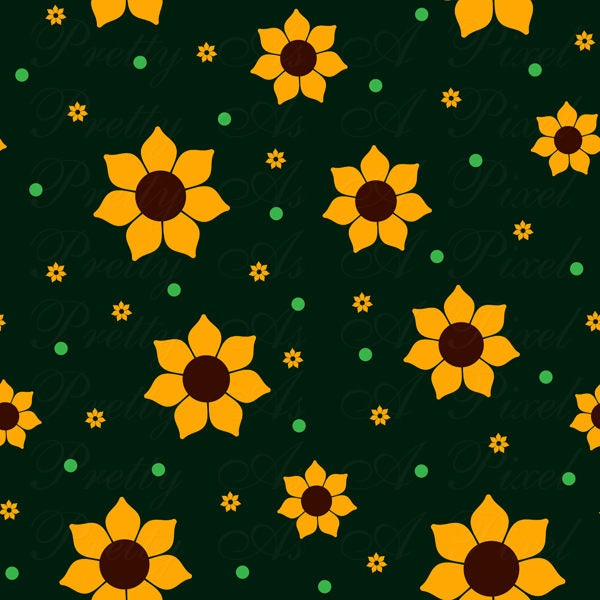 Printable Scrapbook Paper - Sunflower Season - 12 X 12 - Set of 12 ...