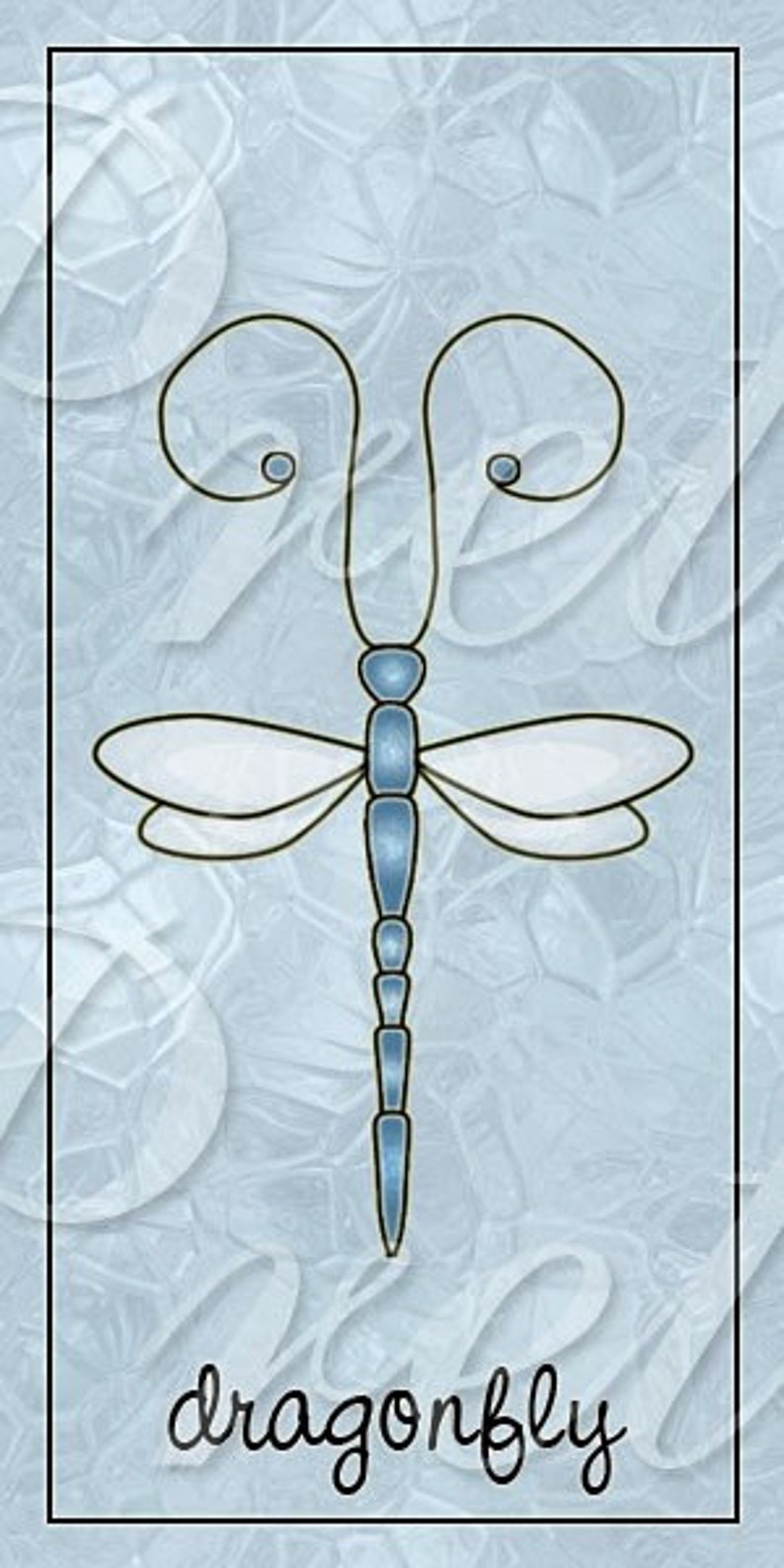 Dragonflies - Domino Size - 1 X 2 Inch - Digital Collage Sheet ...