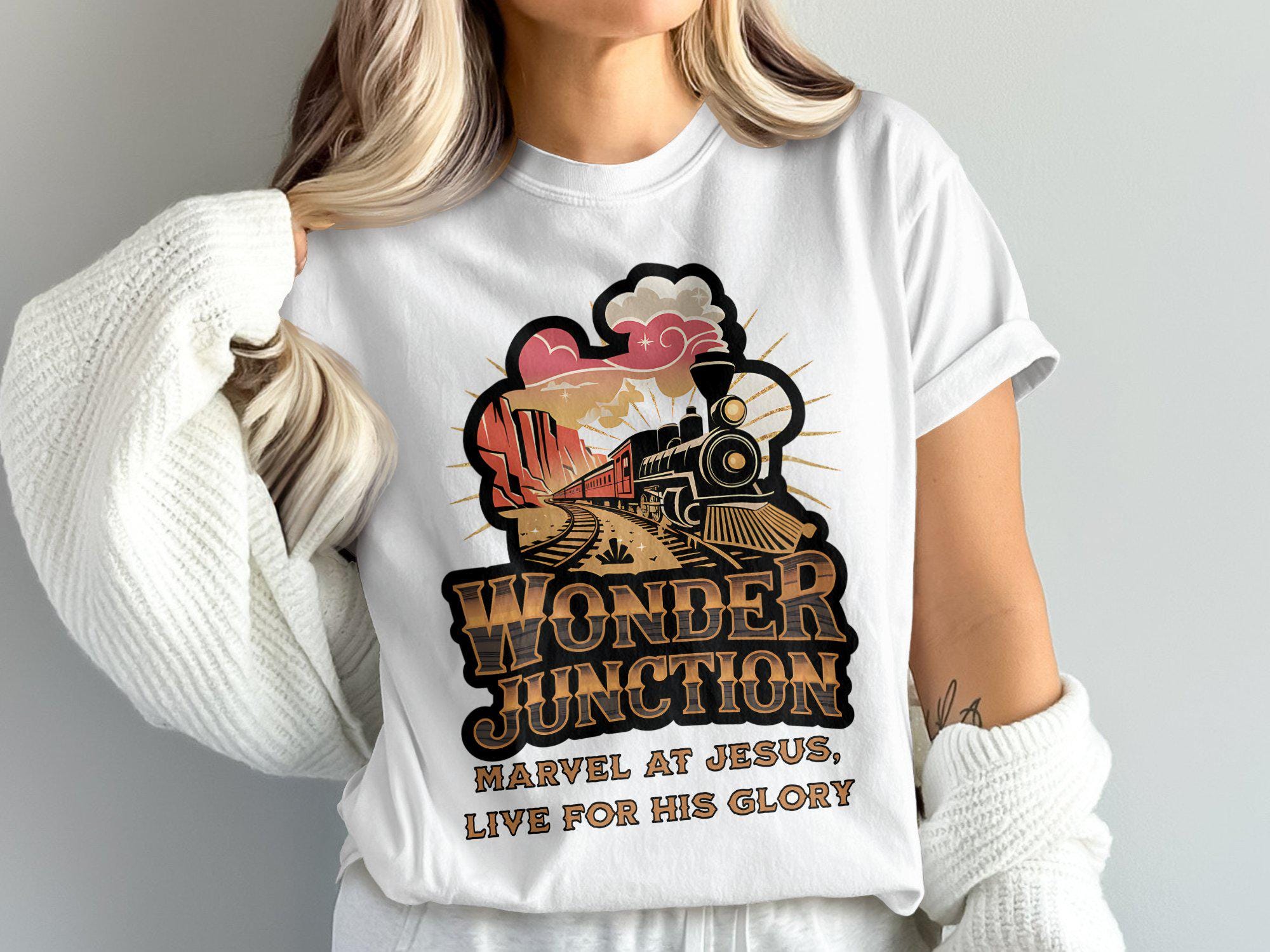 Wonder Junction VBS Design Vacation Bible School PNG, Shirt Sublimation Design Digital Download PNG Instant Digital Only, Trendy Design