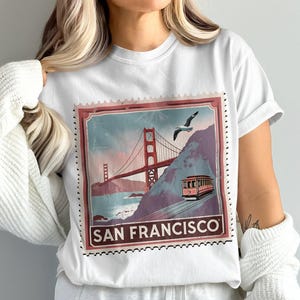 San Francisco Stamp PNG, Vintage Stamp Sublimation Design, Shirt Sublimation Design Digital Download PNG Instant Digital Only, Trendy Design