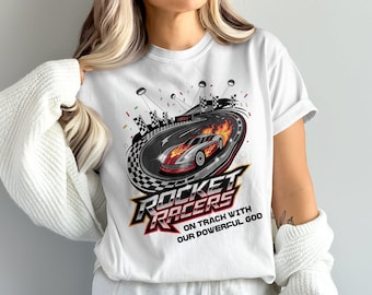 Rocket Racers VBS Design Vacation Bible School PNG, Shirt Sublimation Design Digital Download PNG Instant Digital Only, Trendy Design