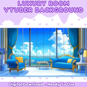 Premade Vtuber Background, vtuber background, anime vtuber background, vruber asset, stream background, cozy room, kawaii room, live2d room