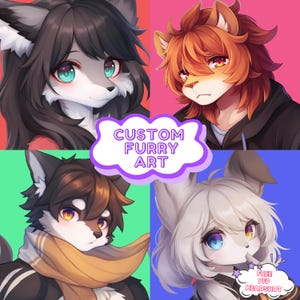 Custom Furry, furry art, furry, furry icon, furry pfp, fursona, anthro, anime, anime art, furry commission, furry character, avatar furry