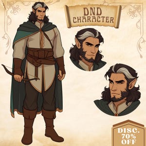 NIESTANDARDOWA postać DND, niestandardowy dnd, zlecenie dnd, postać dnd, Dungeon and Dragons, postać fantasy, portret postaci dnd, dnd, RPG