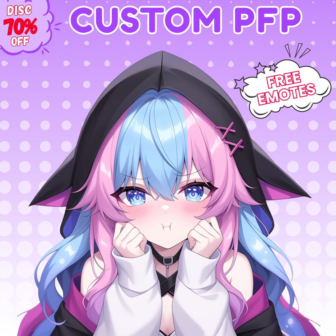 CUSTOM PFP, Pfp Anime, Profile Picture, Vtuber Pfp, Pfp Comission, Pfp ...