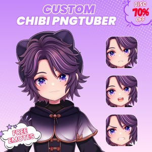 Custom Chibi Pngtuber Live2D Model, Chibi Pngtuber Commission, Chibi Pngtuber, Custom Live2D, Pngtuber Character, Anime Art, Cute Chibi, Art