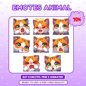 Hoge kwaliteit custom premium twitch-emotes, anime-emotes, twitch-emoji voor streamer, youtube, twitch, onenigheid, schattige chibi-animestijl, anime