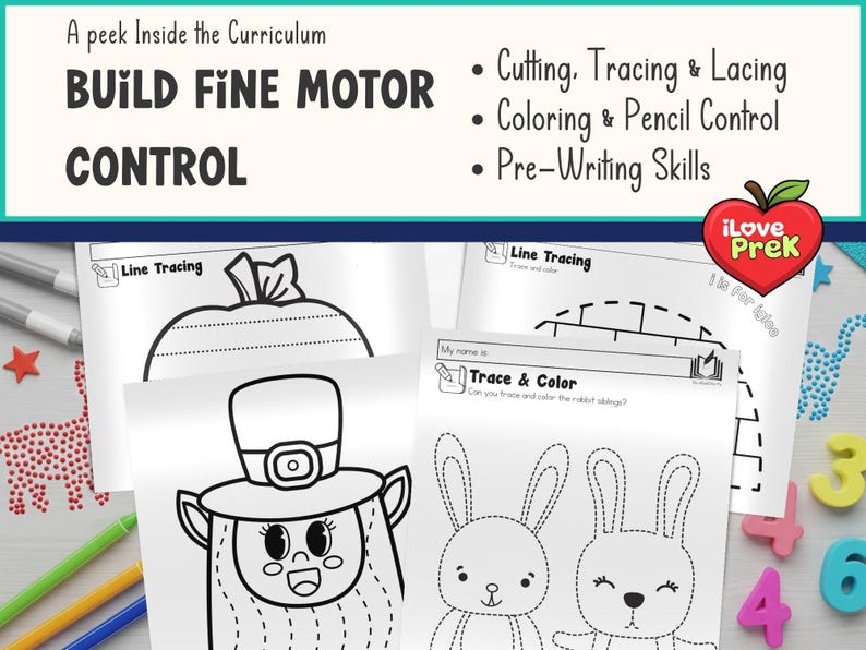 Preschool Curriculum Full Year, PreK Bundle 2400+ Pages, Printable Worksheets & Crafts, Lesson Plans for Ages 3-5, Kindergarten Readiness image 11
