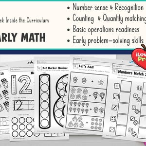 Preschool Curriculum Full Year, PreK Bundle 2400+ Pages, Printable Worksheets & Crafts, Lesson Plans for Ages 3-5, Kindergarten Readiness image 7