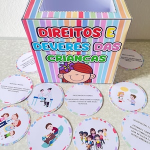 Children&#39;s Rights and Duties Box - Educational Activities - Pedagogical Resources - School/Home Education - Therapeutic Material
