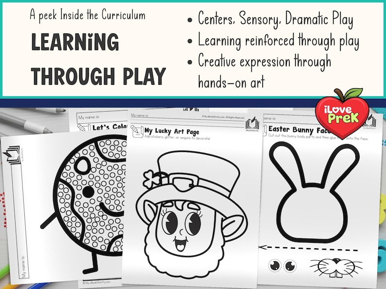 Preschool Curriculum Full Year, PreK Bundle 2400+ Pages, Printable Worksheets & Crafts, Lesson Plans for Ages 3-5, Kindergarten Readiness image 13
