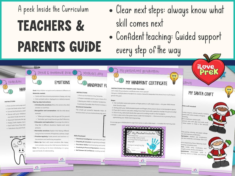 Preschool Curriculum Full Year, PreK Bundle 2400+ Pages, Printable Worksheets & Crafts, Lesson Plans for Ages 3-5, Kindergarten Readiness image 15
