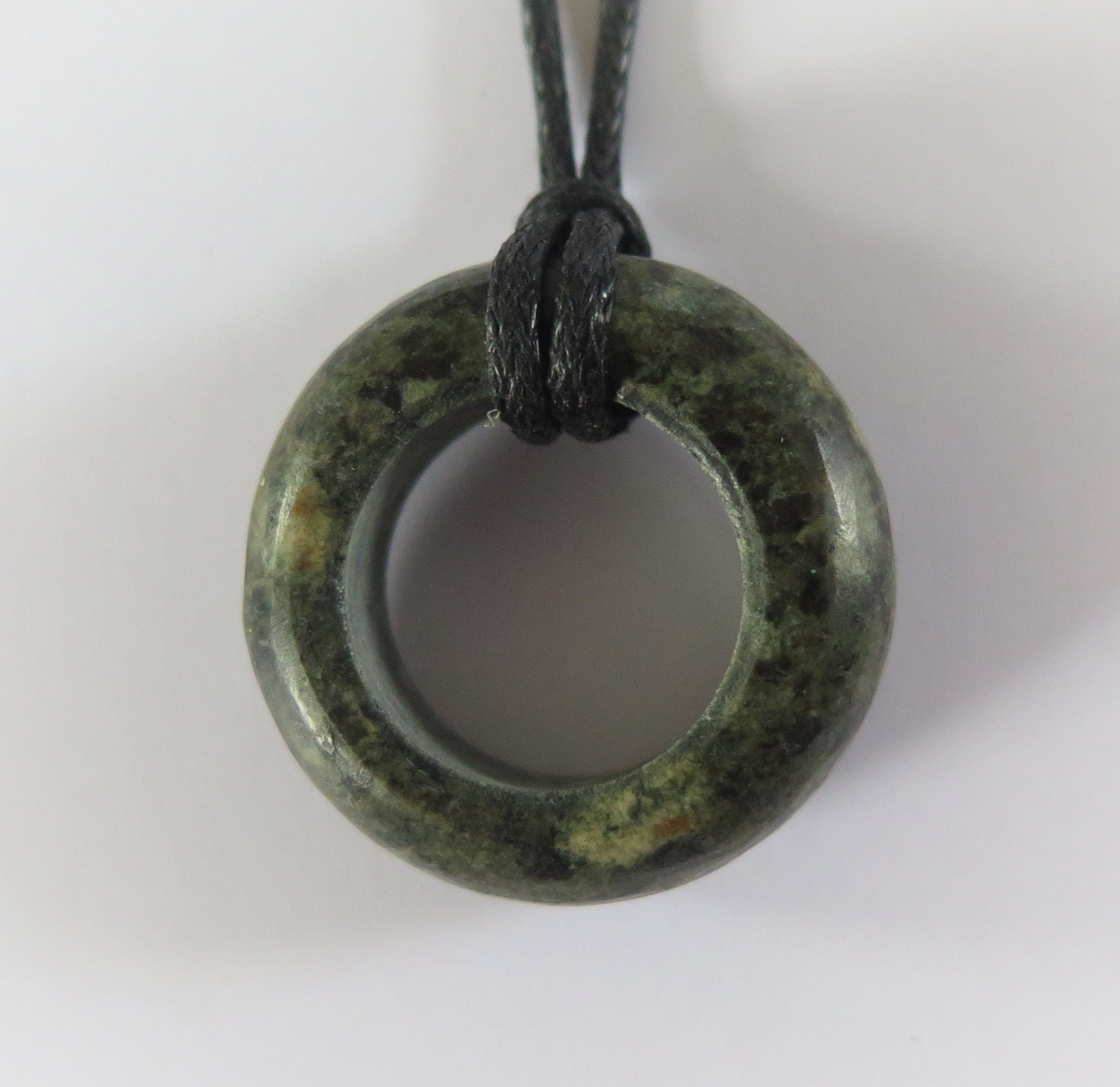 Preseli Bluestone pendant with 925 silver Stonehenge stone handmade in Wales Celtic gift