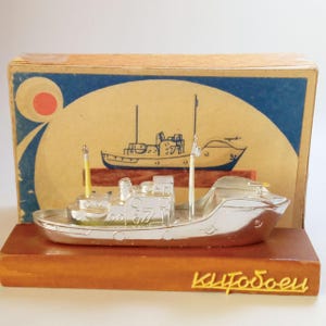 Vintage model walvisjacht