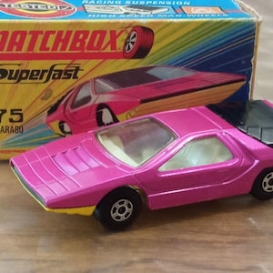 Maqueta antigua Alfa Carabo en caja - pieza de coleccionista