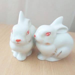 Vintage porcelain rabbits of the USSR