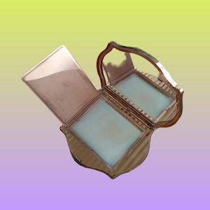 Stratton Classic Powder Bowl - Antique Makeup Organizer