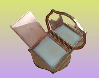 Stratton Classic Powder Bowl - Antique Makeup Organizer