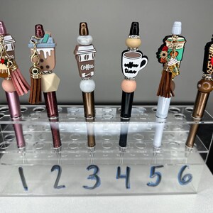 Coffee Themed Beaded Pens