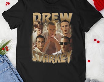 T-shirt vintage Bootleg Drew Starkey, Joseph Andrew Starkey, entraîneur de Todd Starkey, films dramatiques pour ados, chemise d'acteur américain, chemise Drew Starkey