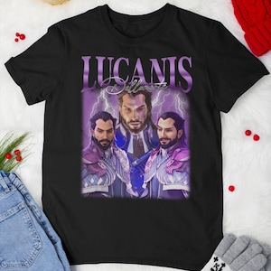 Lucanis Dellamorte Vintage Retro T-Shirt, Grey Warden Shirt, Dragon Age Shirt, Crows of Antiva, The mysteries of the Fade, Veilguard shirt