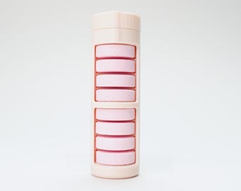 Glucose Tablet Holder - Diabetic Low Blood Sugar Quick Dispense Container | The Low Roller (8 Slot) - Pink