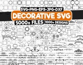 Decorative Elements SVG, Ornaments svg, Vintage Decorative Svg, Bohemian Elegant Svg, border svg, arrow svg, wedding svg, Text Divider Svg