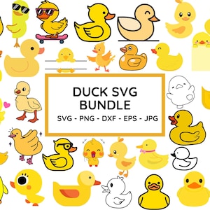 Duck Svg Bundle, Rubber Ducky Svg, Rubber Duck Svg, Duck Clipart, Duck Cut File, Duck Png, Rubber Duck Clipart, Yellow Duck Svg, Svg
