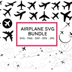 Flugzeug svg, Flugzeug Clipart, Reise svg, Flugzeug Silhouette, Flugzeug Png, svg-Dateien für Cricut, Flugzeug svg, Flugzeug Herz svg