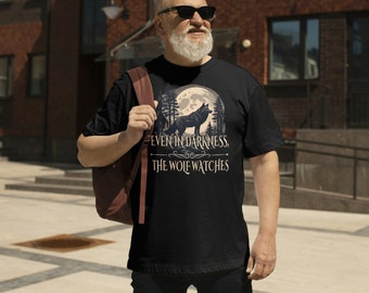 The Wolf Watches - Old Wolf Wisdom  SoftStyle T-Shirt
