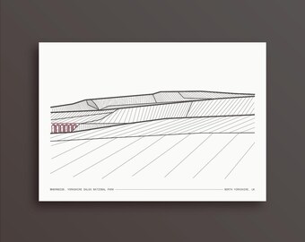 Odbitka z Whernside Fell Top: Sztuka krajobrazu Yorkshire