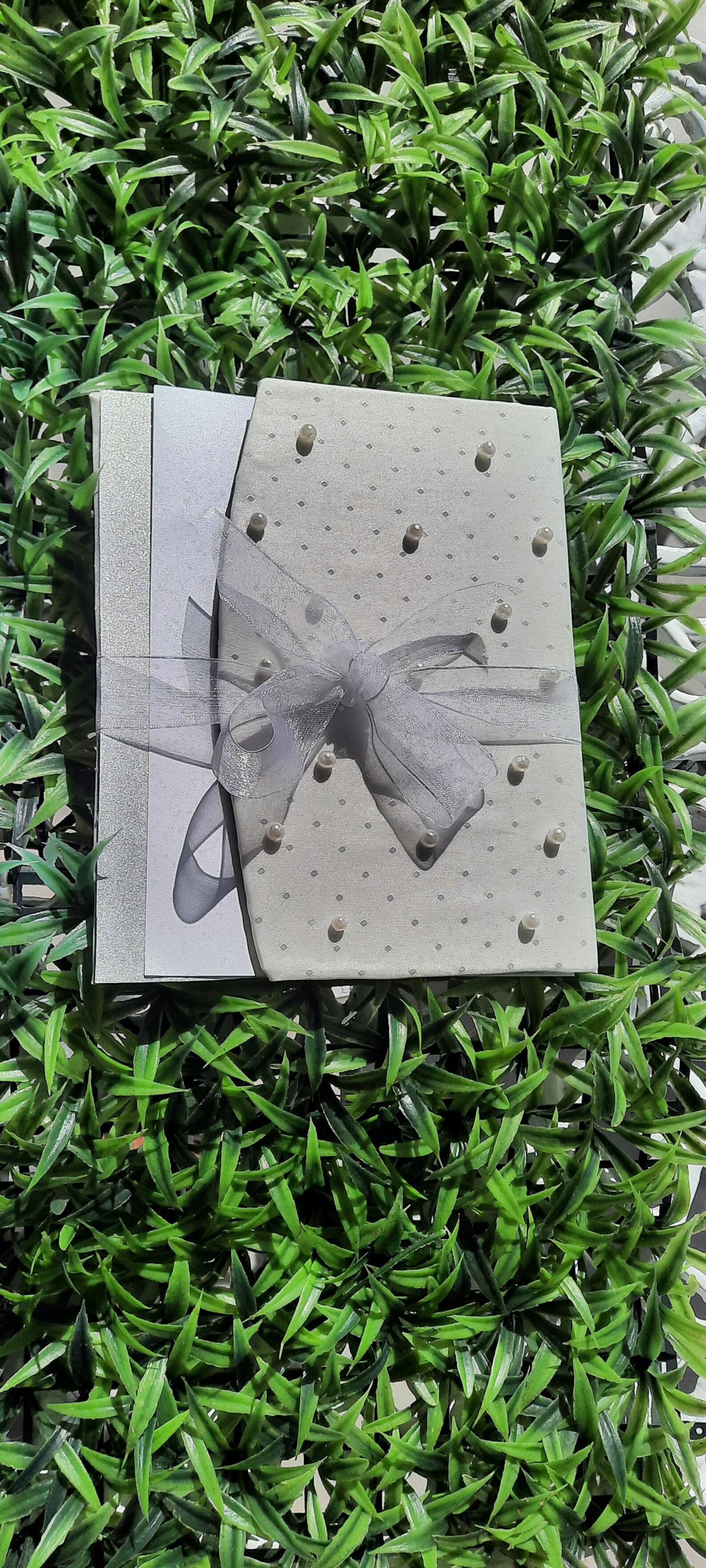 Elegant Luxury White, Pearl Beaded Satin Wedding Invitation - Etsy