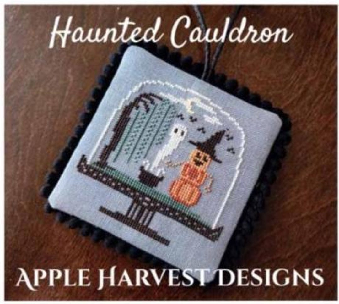 Haunted Cauldron by Apple Harvest Designs - Etsy