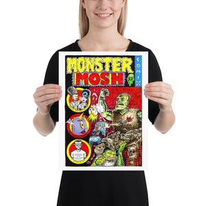 Monster Mosh Comix - Poster