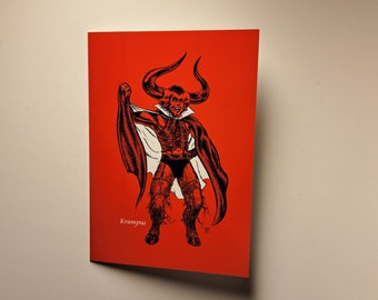 Curry Krampus - blank holiday card