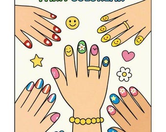 Fashion Pack x2 (Nails-Cosmetics) - Coloring Book