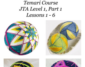 Temari Course - Level 1, Part 1 JTA Curriculum - INSTANT DOWNLOAD - with Barbara B. Suess