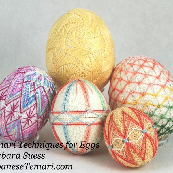 Temari Course Techniques for Eggs - Patterns and Tips