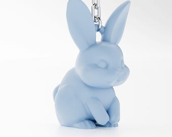 Bunny Rabbit Keychain – 3D Printing STL File