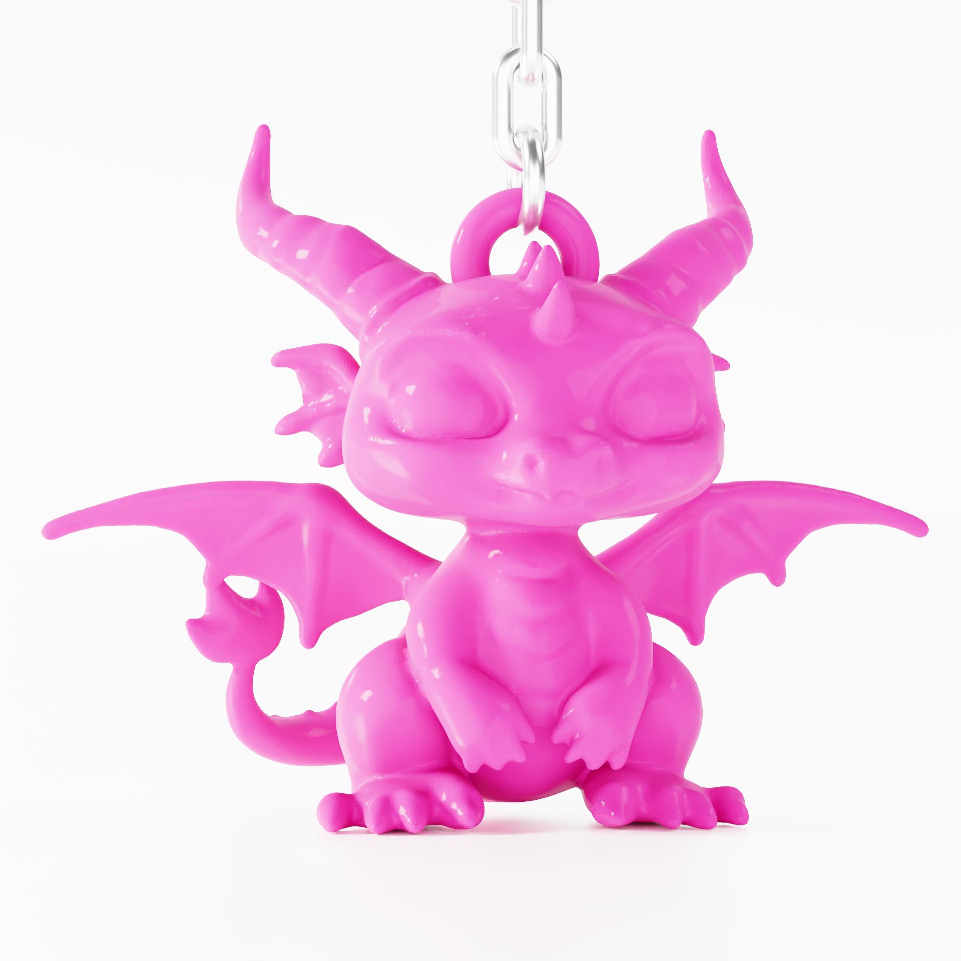 Baby Dragon Keychain STL – 3D Printing File - Etsy