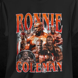 Ronnie Coleman Bodybuilding T-Shirt, Gym Motivation Tee, Fitness Icon, Workout Inspiration, Muscle Legend, Bodybuilding Gift, Pro Athlete Ap