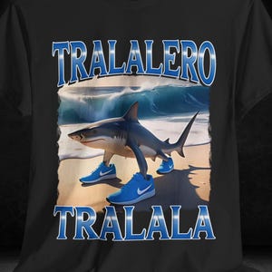 Tralalero Tralala italian brainrot tung tung sahur Bombardino Crocodilo  Bombombini Lirili Larila Chimpanzini gift fro bro cringe tshirt