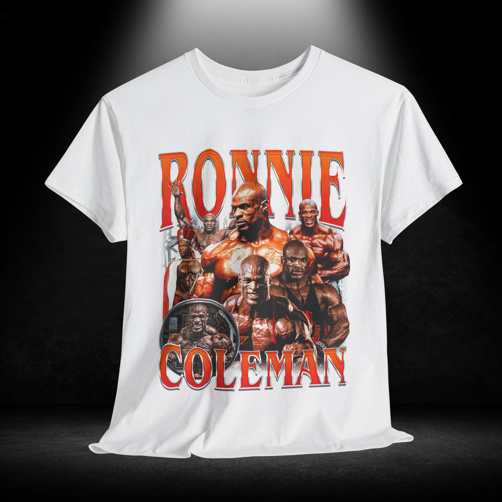 ロニー・コールマン ボディビルディングTシャツ、ジムモチベーションT