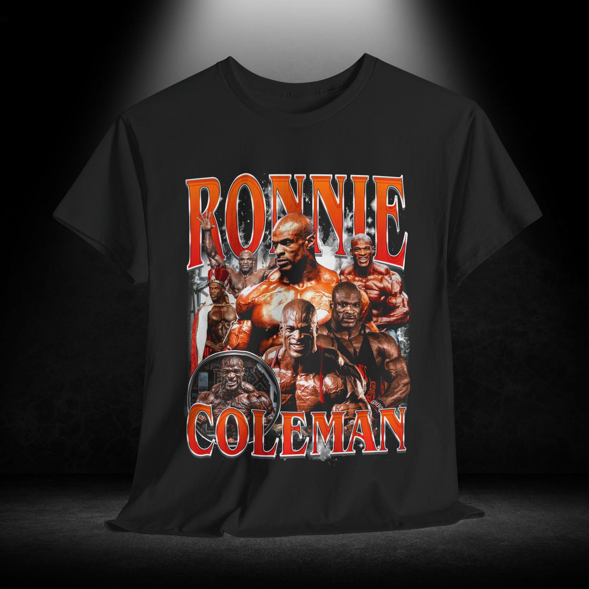 ロニー・コールマン ボディビルディングTシャツ、ジムモチベーションT